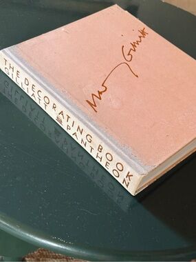 First edition The Decorating Book Mary Gilliatt vintage interior design 1981